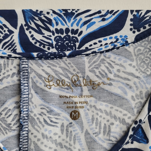 Lilly Pulitzer Marlowe Dress Resort White A Mermaids Tail, Size M - Picture 3 of 14